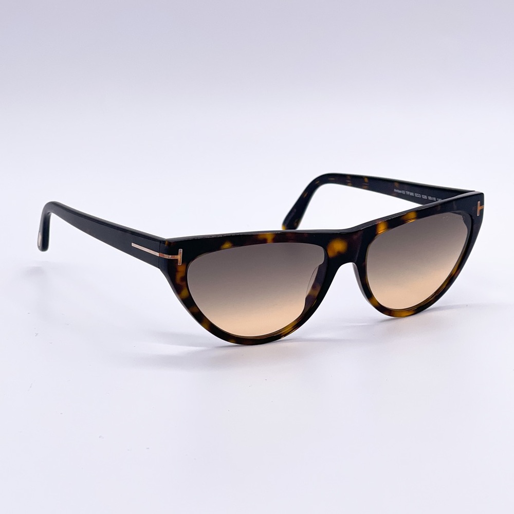 NEW TOM FORD AMBER-02 TF990 52B WOMEN’S SUNGLASSES TOM FORD FT0990/S HAVANA - Picture 8 of 13